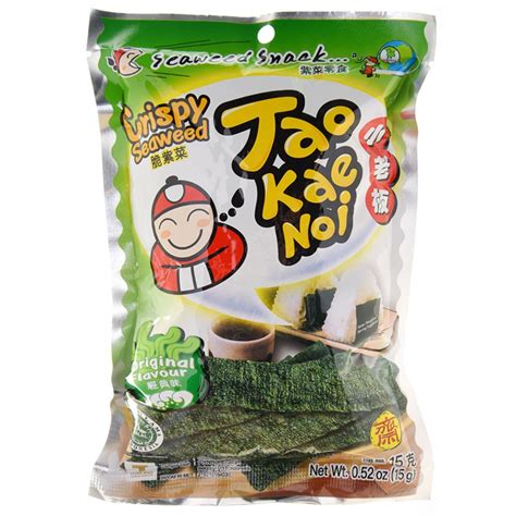 Jual Tao Kae Noi Crispy Seaweed Original G Shopee Indonesia