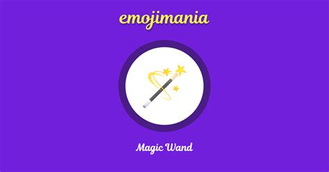 🪄 Magic Wand emoji Copy & Paste - Emojimania