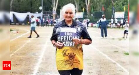 Athlete Rambai 106 Yr Old Bags 3 Gold At Doon Sports Event More