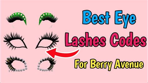 Best Eye Lashes Codes For Berry Avenue 2024 How To Get Eye Lashes