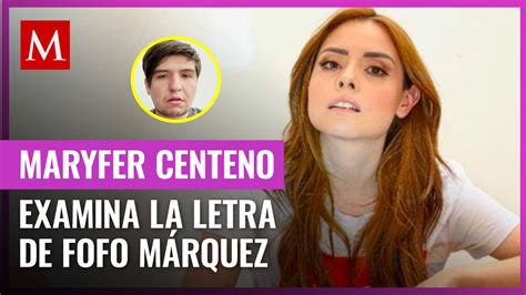 Maryfer Centeno analiza letra de Fofo Márquez Grupo Milenio