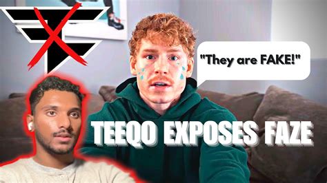 Faze Teeqo S Shocking Response To Exposing Faze Revealed Youtube