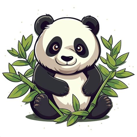 Premium Vector Panda Vector Illustration Baby Panda Vector