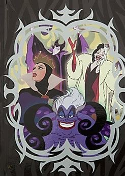 Disney Villains Journal Ursula Evil Queen Cruella Devil Maleficent