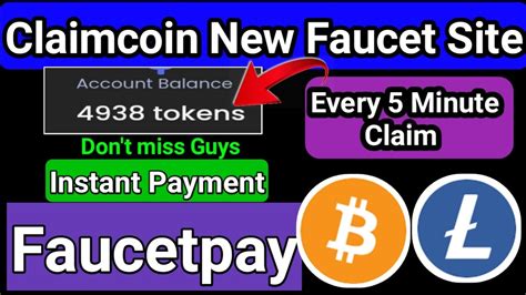 Claimcoin High Paying Faucet New BTC LTC Earning Site Every 5