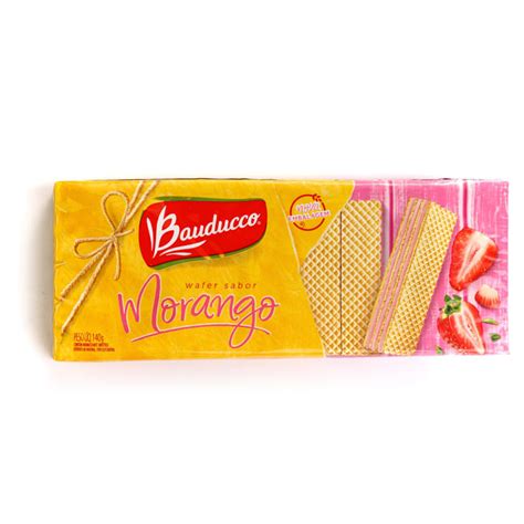 Biscoito Bauducco Wafer Morango 140g Covabra