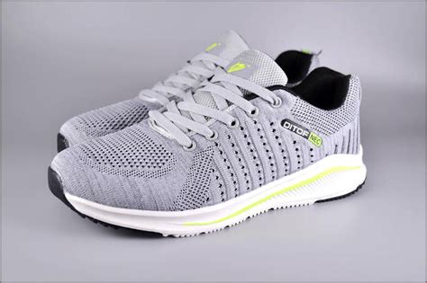 Купить Летние мужские кроссовки сетка Ditof Light Gray Удобные легкие ...