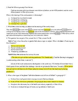 Context Clues Etymology Mini Lesson Answer Key By The Literary Library