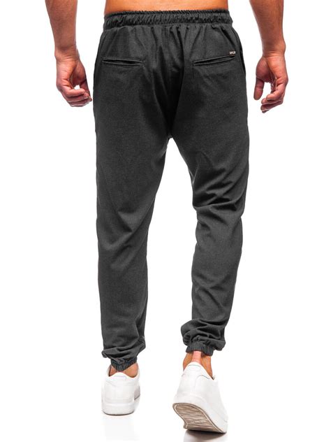 Pantaloni Joggers Gri Antracit Bolf Bolf Ro