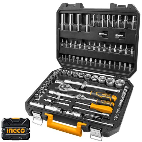 Socket Set 94 Piece 1/4″&1/2″ (Industrial) – Ingco Tools South Africa