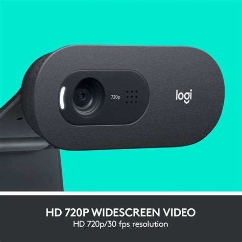 WebCam Logitech C505 HD Microfone 3 MP Vídeo Widescreen 720p 960