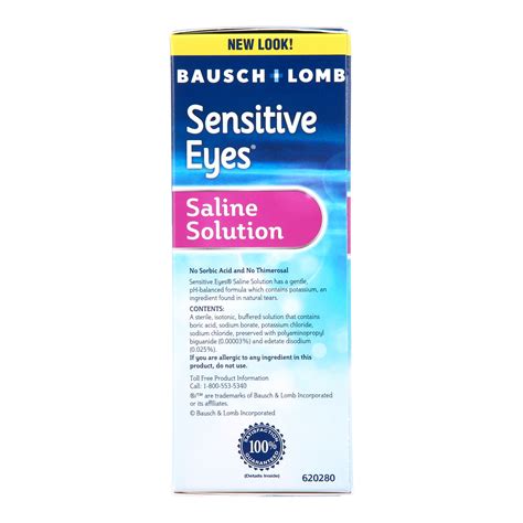 Sensitive Eyes Plus Saline Solution 2 X 12 Fl Oz 355 Ml