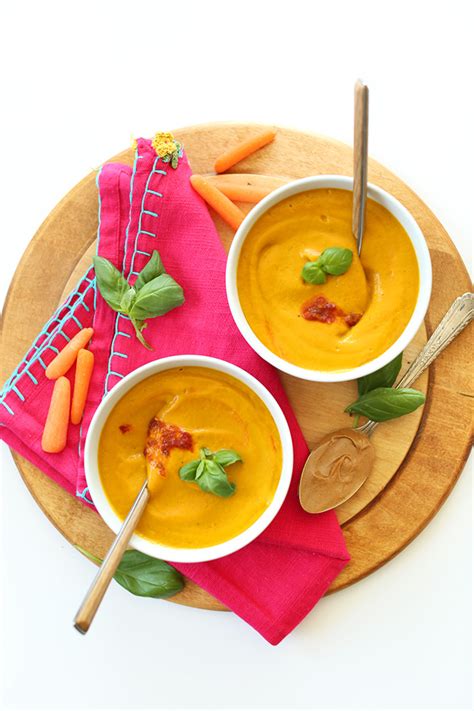 Healthy Thai Carrot Soup Minimalist Baker Recipes