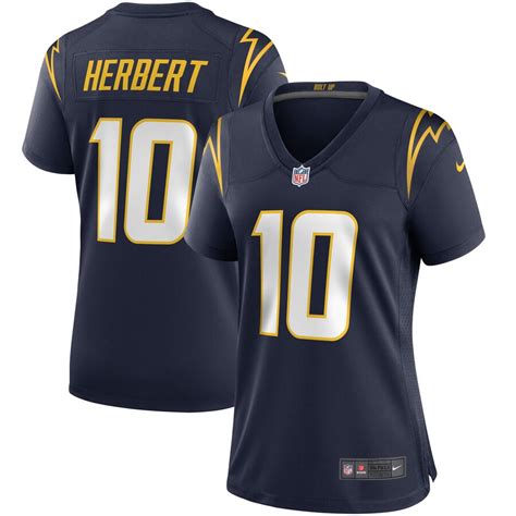 Women's Nike Justin Herbert Navy Los Angeles Chargers Game Jersey