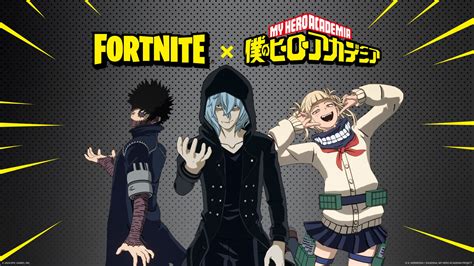 Fortnite Ajoute Les Skins My Hero Academia Shigaraki Dabi Et Toga