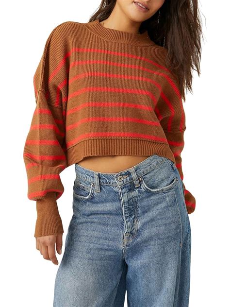 Free People Dylan Tweedy Pullover Sweater Free Shipping Zappos