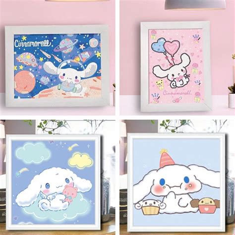 Jual D Diamond Painting Full Set Kit Sanrio Lukisan Bingkai Diamond