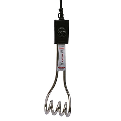 Singer Ir 08 1500 Watt Immersion Water Heater Black Alltricksworld