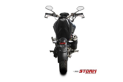 Scarico ZONTES ZT 125 U Storm Gp Inox Nero Z 001 LXSB Storm