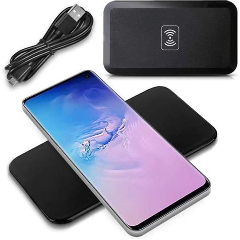 Station De Charge Sans Fil Pour Samsung Galaxy S10E S10 Plus Noir