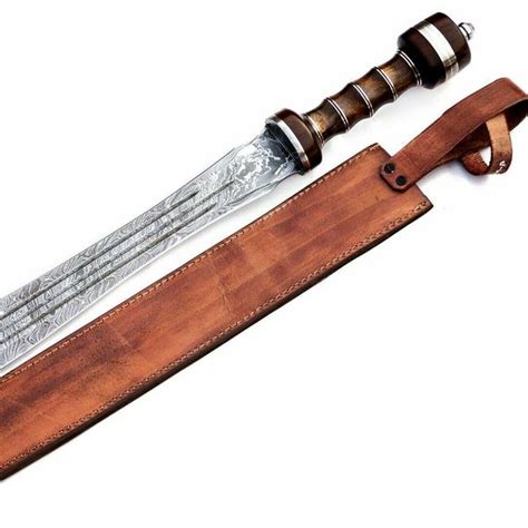 Roman Gladius Sword Viking Sword Hand Forged Damascus Steel Inspire