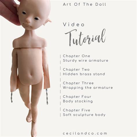 Art Doll Armature & Soft Body Video Tutorial - Etsy