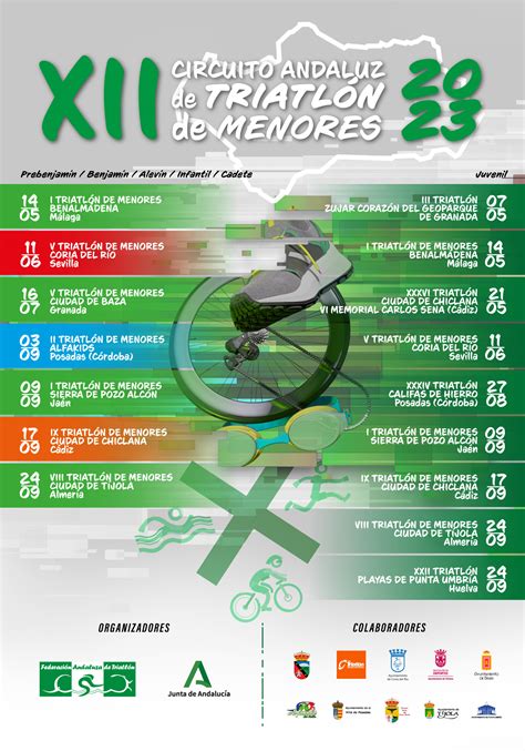 Menos de 1 mes para que dé comienzo el XII Circuito Andaluz de Triatlón