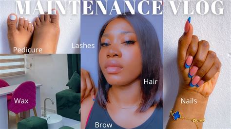 50k Naira 76 Maintenance Vlog Nails Lashes Wax Pedicure Hair