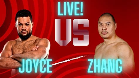 Zhilei Zhang Zhang Vs Joe Joyce Ii Live Youtube