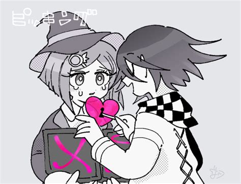 Safebooru 1boy 1girl Ahirumamire Checkered Clothes Checkered Scarf Collared Shirt Crying