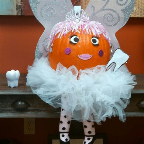 Office tooth fairy pumpkin | Pumpkin halloween decorations, Halloween ...