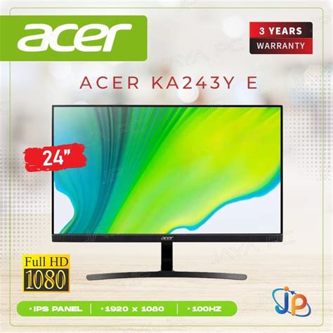 Jual Monitor Acer LED IPS K243Y E Full HD 24 Inch Shopee Indonesia