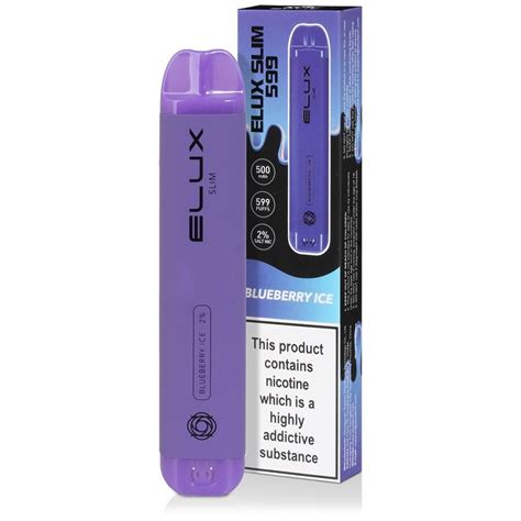 Elux Slim Disposable Vape 600 Puffs 500mAh UK Store