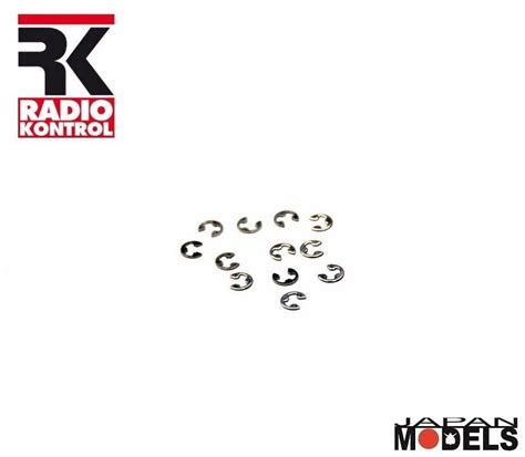 E Clip 7x4x2 5x2 3mm 12 Pezzi RC Himoto RK Radiokontrol 02037 1 16 1