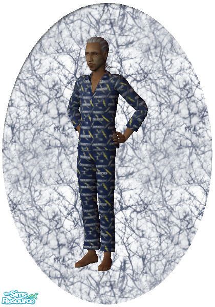 The Sims Resource Chargers Male Elder Pjs