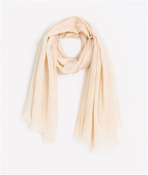 Foulard femme léger rose pâle ROSE PALE Grain de Malice