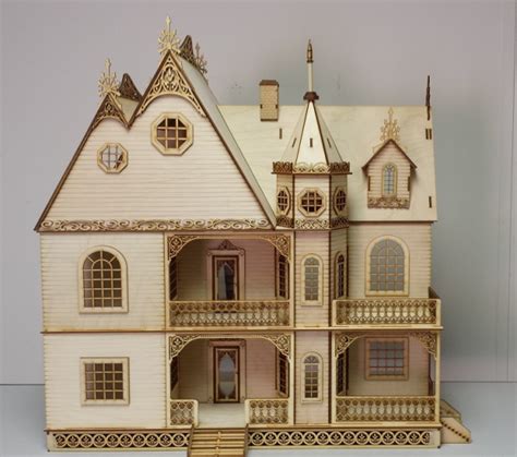 Half Scale Jasmine Gothic Victorian Dollhouse Laser Cut Kit Ldd 39797180041jasminegothichalf