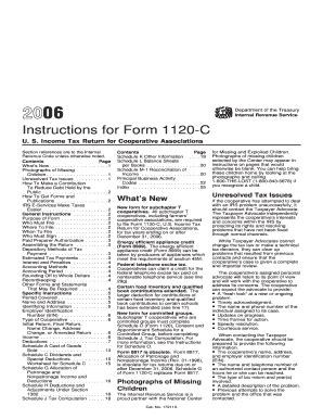 Fillable Online Reginfo Fillable Instructions For Form 1120 C Fax Email