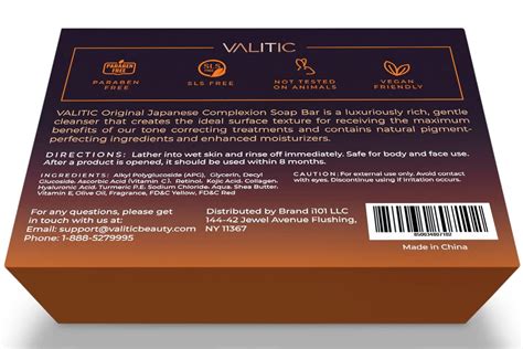 Valitic Kojic Acid Dark Spot Remover Soap Bars With Vitamin C Retinol