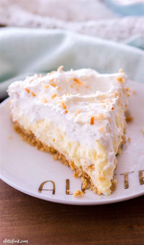 Easy Banana Coconut Cream Pie A Latte Food