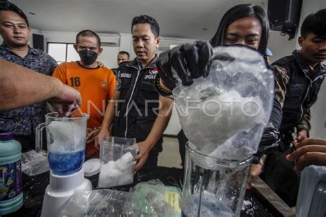 Rilis Kasus Peredaran Narkoba Di Polres Bogor Antara Foto