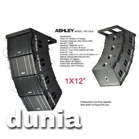 Jual Speaker Line Array Ashley TW 112 LA Original 12 Inch ASHLEY TW