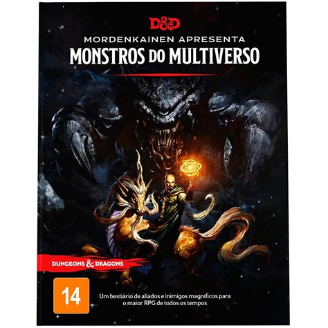 Livro Dungeons Dragons Mordenkainen Apresenta Monstros Do Multiverso Rpg