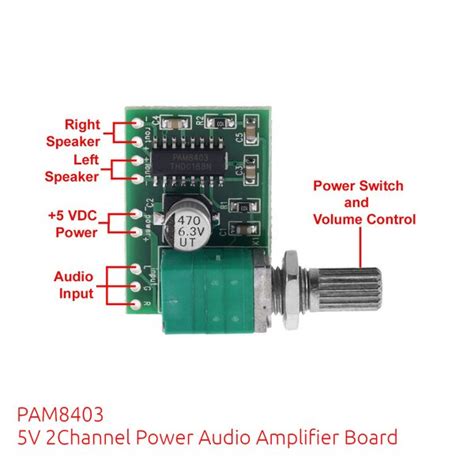 Jual Pam Mini Digital Hifi Audio Amplifier Pam V Stereo Ch