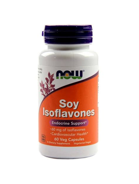 NOW Foods Soy Isoflavones 60 Capsules