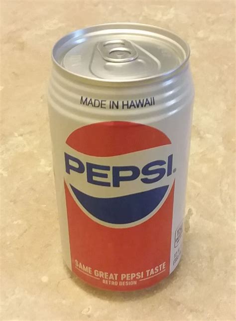 Soda Can Collection Pepsi From Hawaii