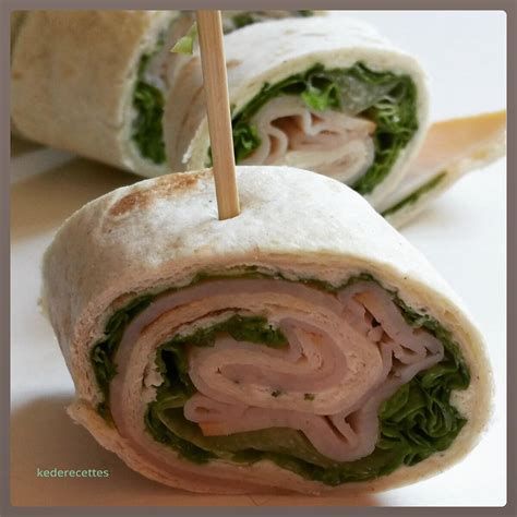 Wrap Dinde Fum Boursin Et Salade Kederecettes Bienvenue Dans La