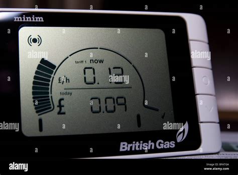 A British Gas Smart Meter Made By Minim Stock Photo Alamy