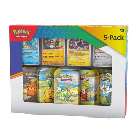 Pokemon Scarlet Violet Series Pack Mini Tins Promo Cards