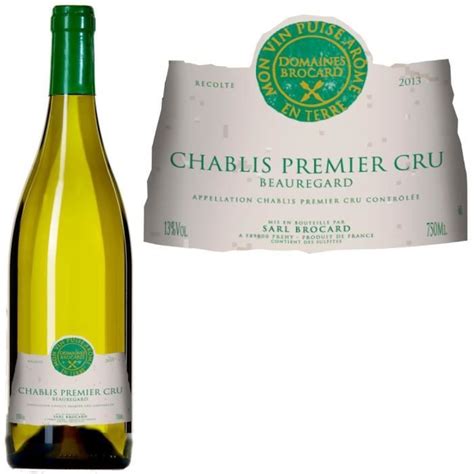 CHABLIS 1CRU BEAUREGARD 75CL La Cave Cdiscount